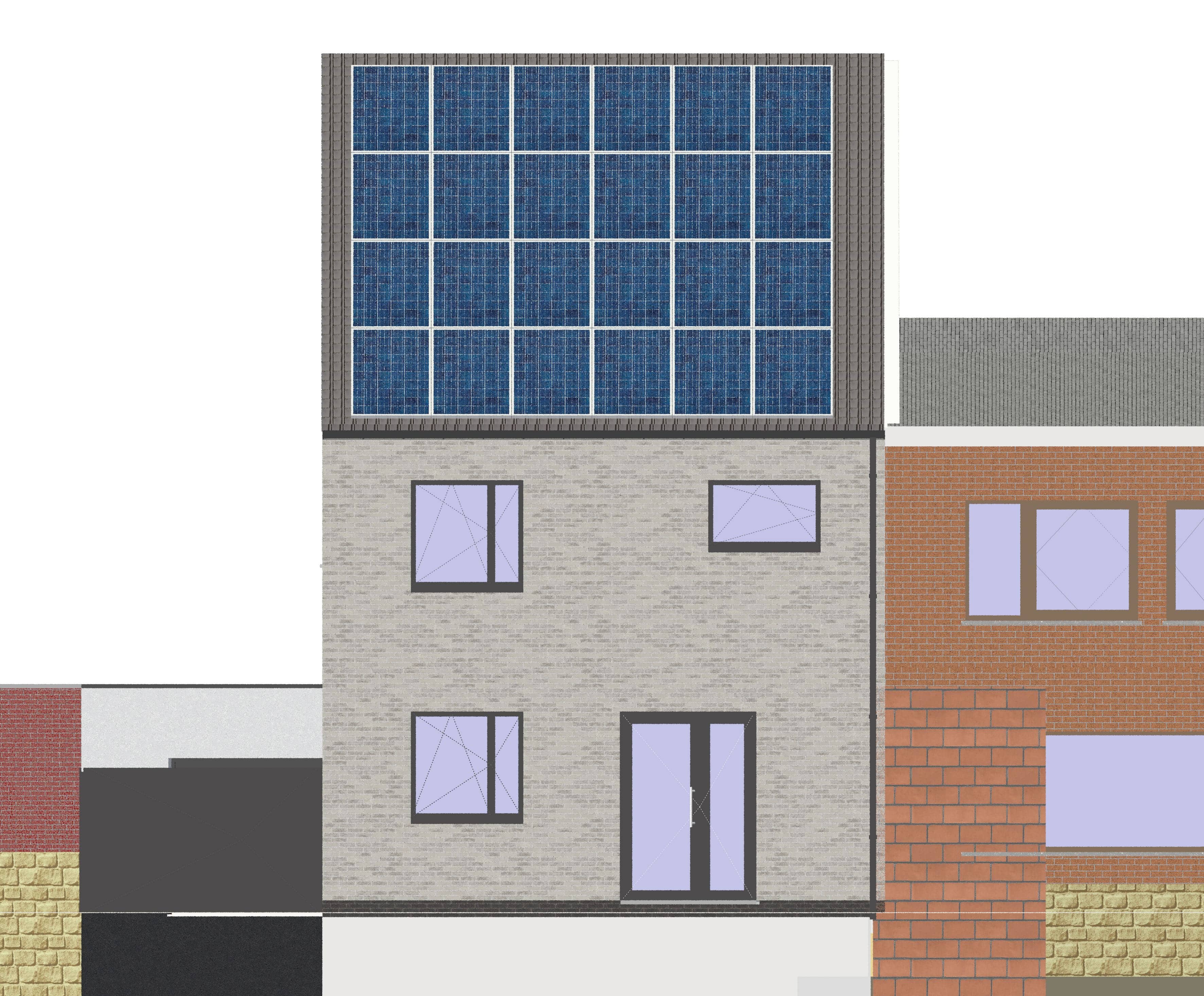 DEA-IMMO-construction-maison-zaventem-façade-avant-photovoltaique